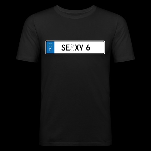Kennzeichen Sexy - Männer Slim Fit T-Shirt