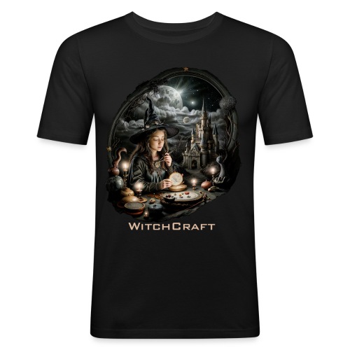 WitchCraft - Miesten tyköistuva t-paita