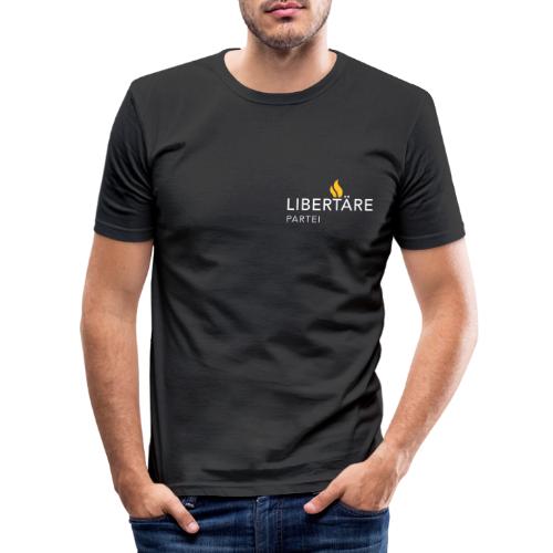Logo Libertaere Partei - Männer Slim Fit T-Shirt