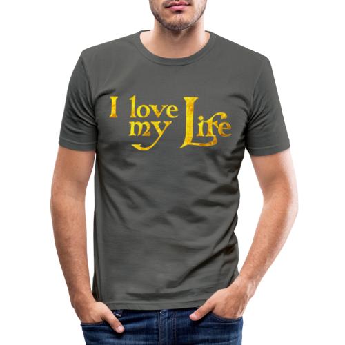 I love my life - Männer Slim Fit T-Shirt