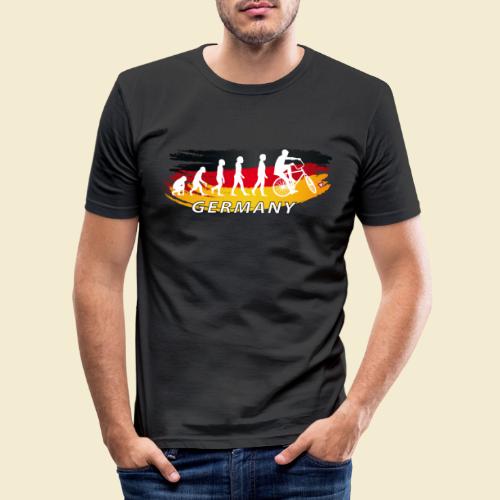 Radball Evolution Germany - Männer Slim Fit T-Shirt