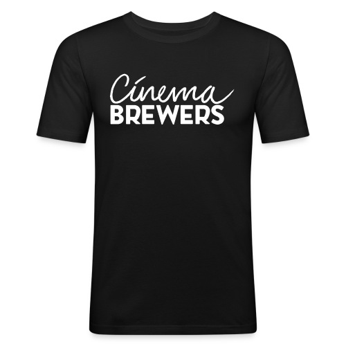 Cinema Brewers - Mannen slim fit T-shirt