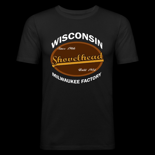 Milwaukee Shovelhead - Männer Slim Fit T-Shirt
