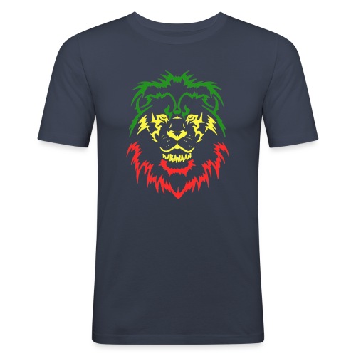 KARAVAAN Lion Reggae - Mannen slim fit T-shirt