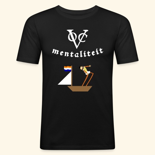 VOC-mentaliteit - Mannen slim fit T-shirt
