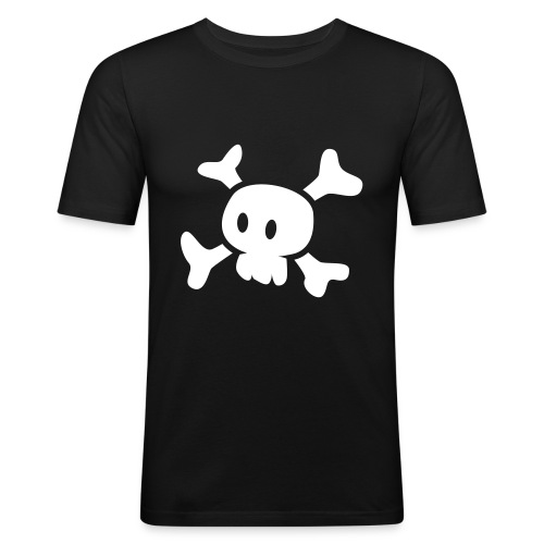 skull - Mannen slim fit T-shirt