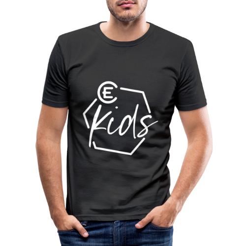EC-Kids weiß - Männer Slim Fit T-Shirt