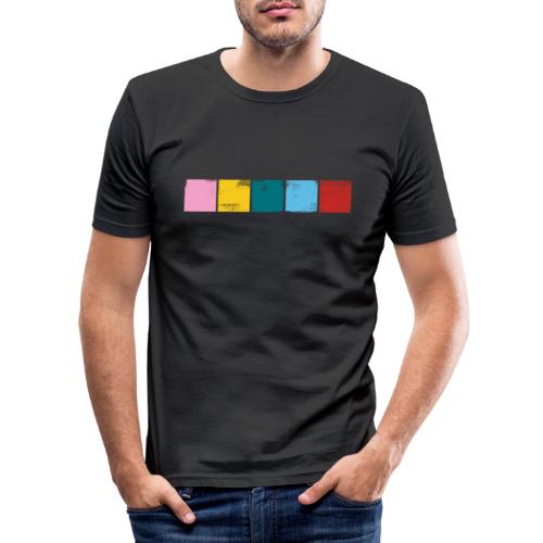 Stabil Farben ohne Logo - Männer Slim Fit T-Shirt