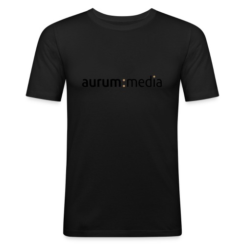 aurumlogo2c - Männer Slim Fit T-Shirt