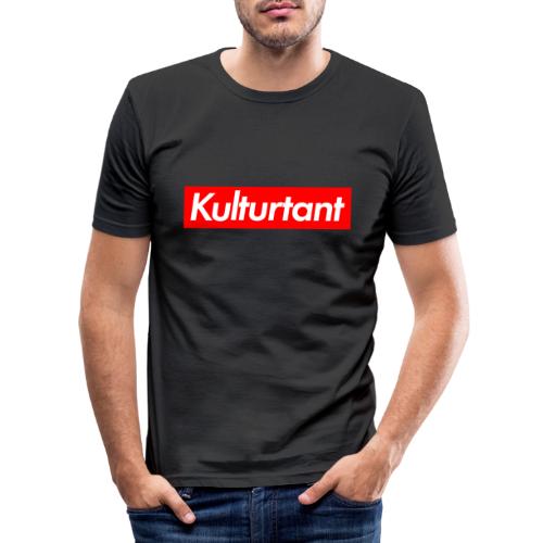 Kulturtant - Slim Fit T-shirt herr