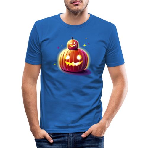Halloween Kürbisse - Männer Slim Fit T-Shirt
