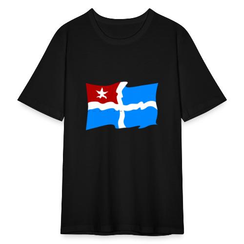kriti flagge - Männer Slim Fit T-Shirt