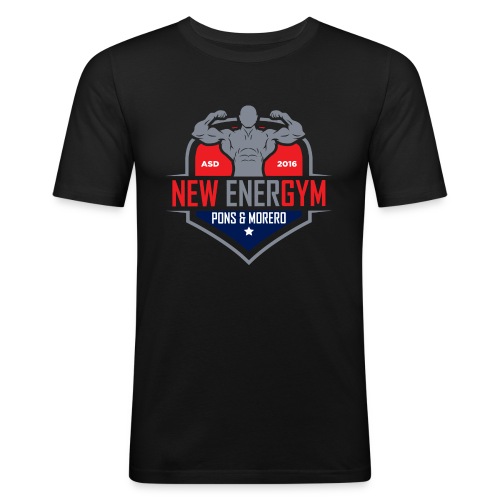 new energym FINAL 2 2 - Maglietta aderente da uomo