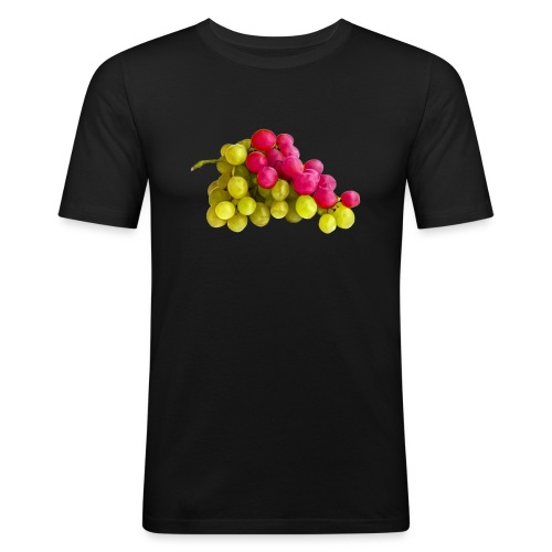 Weintrauben 01 - Männer Slim Fit T-Shirt