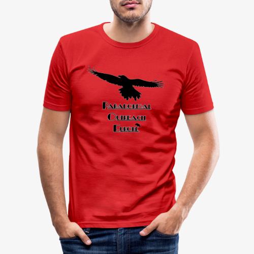 Raven gliding by patjila 2022 - Men's Slim Fit T-Shirt
