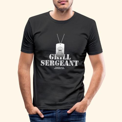Grill Sergeant Hundemarke - Männer Slim Fit T-Shirt