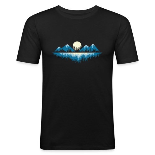 Moon Landscape t-shirt - Maglietta aderente da uomo