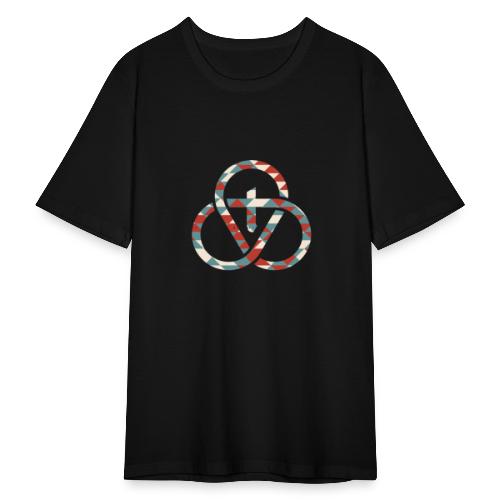 Logo Trinity color - Mannen slim fit T-shirt
