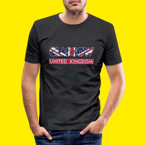 Glasgow - Det Forenede Kongerige - Herre Slim Fit T-Shirt