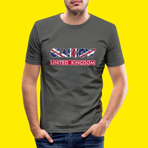 Glasgow - Storbritannia - Slim Fit T-skjorte for menn