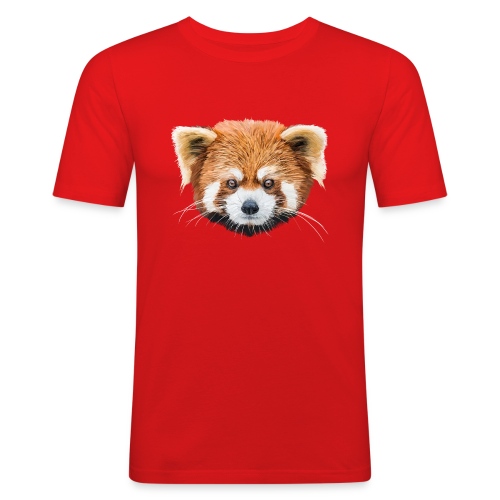 Roter Panda - Männer Slim Fit T-Shirt