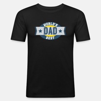 World's Best Dad - Slim Fit T-shirt for men