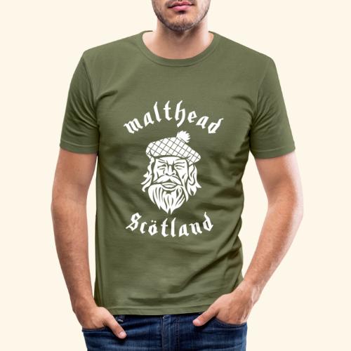 Whisky Malthead Scotland - Männer Slim Fit T-Shirt