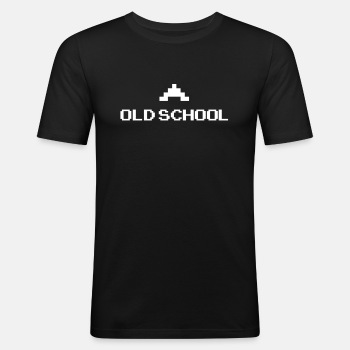 Old school - Slim Fit T-skjorte for menn