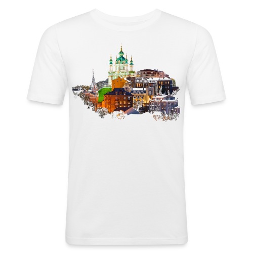 Kiew - Männer Slim Fit T-Shirt