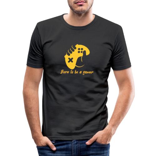 Born to be a gamer - T-shirt près du corps Homme