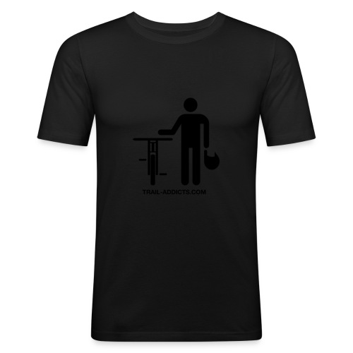 biker - Mannen slim fit T-shirt