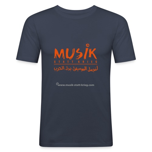 msk tshirt frontDesign - Männer Slim Fit T-Shirt