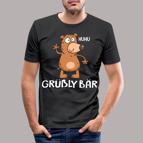 Grüßlybär - Männer Slim Fit T-Shirt