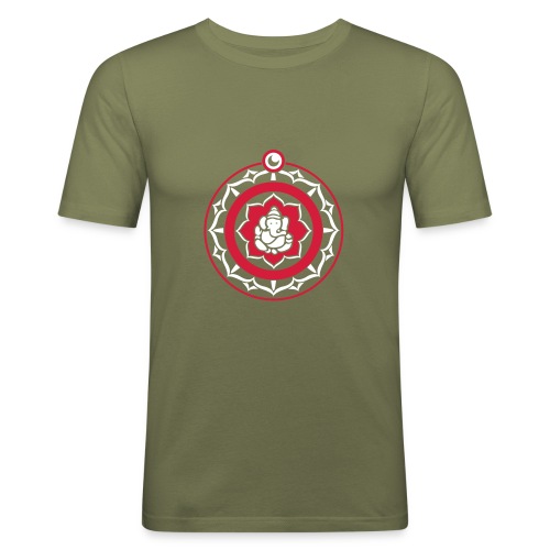 Ganesha mandala - Mannen slim fit T-shirt