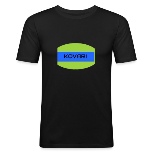 Kovari Logo - Miesten tyköistuva t-paita