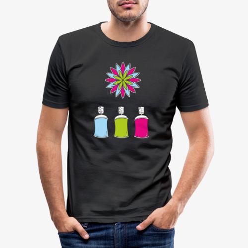 SOLRAC Spray of colors - Camiseta ajustada hombre