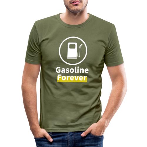Benzyna na zawsze - Obcisła koszulka męska