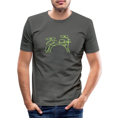 Drumset - Männer Slim Fit T-Shirt