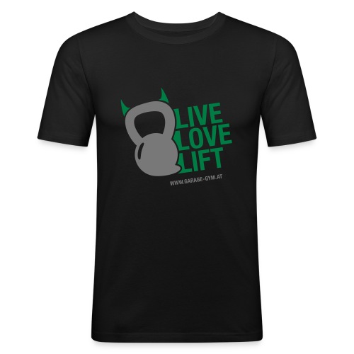 livelovelift2 - Männer Slim Fit T-Shirt