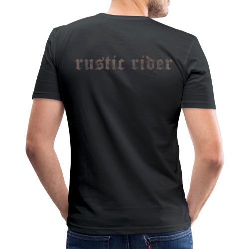 rustic rider - Men's Slim Fit T-Shirt