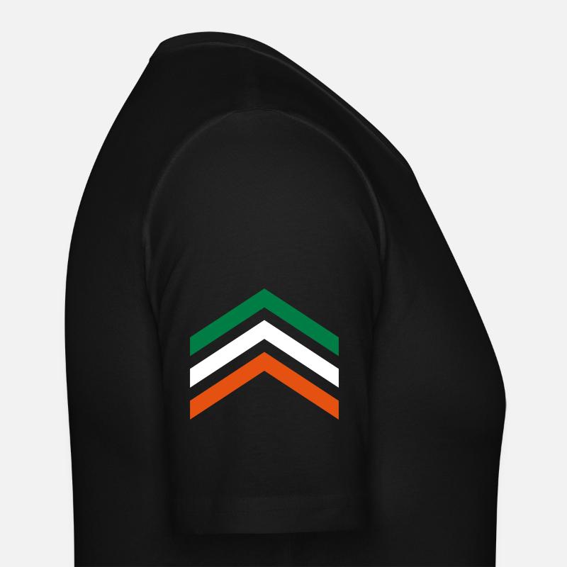 Irland - Männer Slim Fit T-Shirt - Schwarz