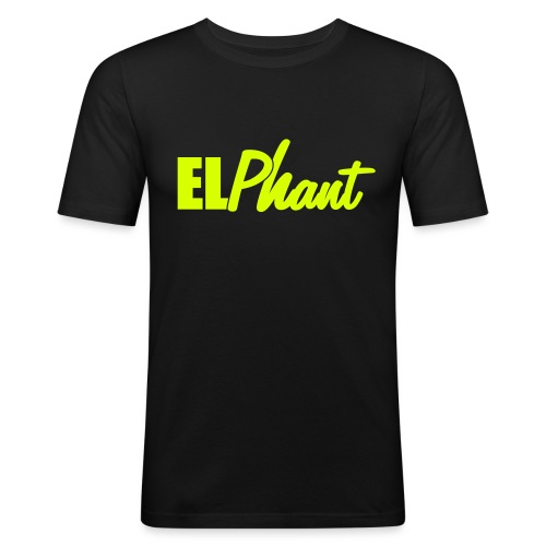 Elephant Head - Männer Slim Fit T-Shirt