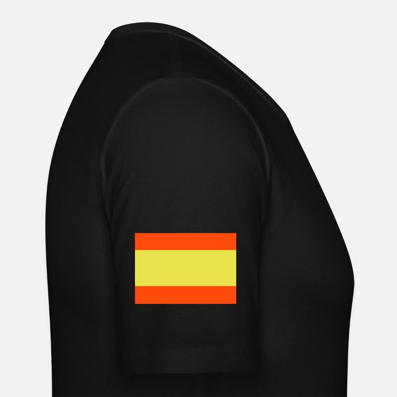 Russie, Russie, drapeau, drapeau - T-shirt près du corps Homme - noir