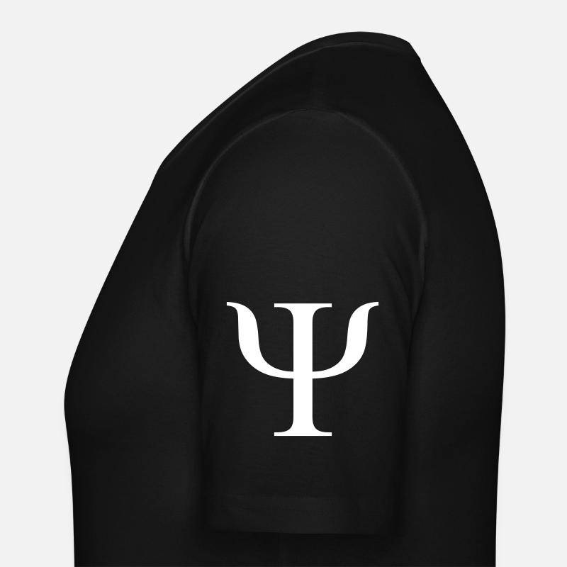 psi_v2 - Männer Slim Fit T-Shirt - Schwarz