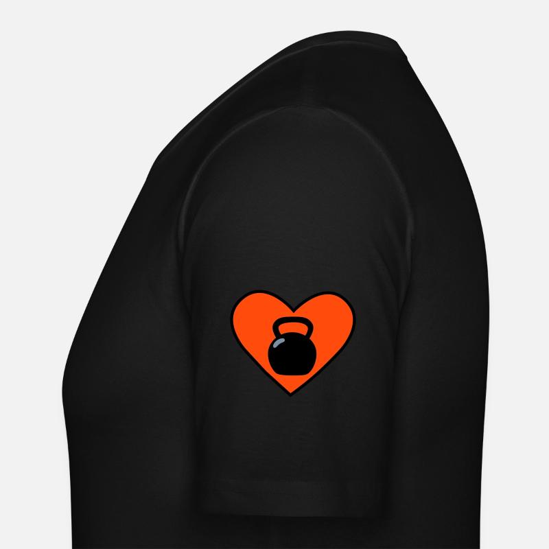 I <3 KB - Men's Slim Fit T-Shirt - black