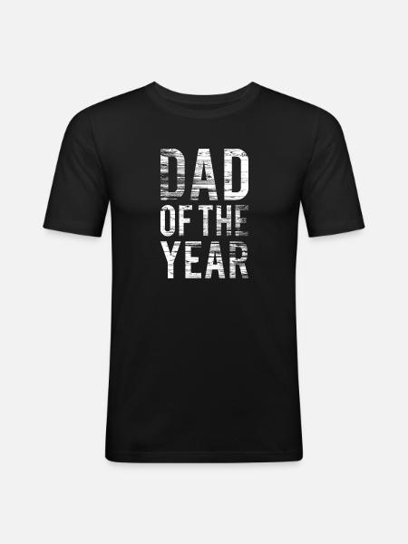 Dad - Men's Slim Fit T-Shirt - black