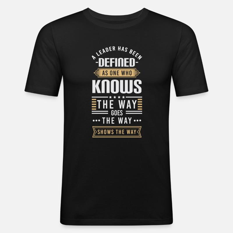 Arbeit Beruf Team - Männer Slim Fit T-Shirt - Schwarz