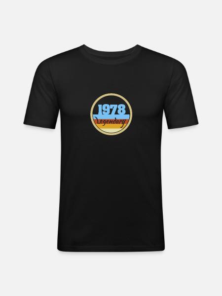 Legendary 1978 - Men's Slim Fit T-Shirt - black