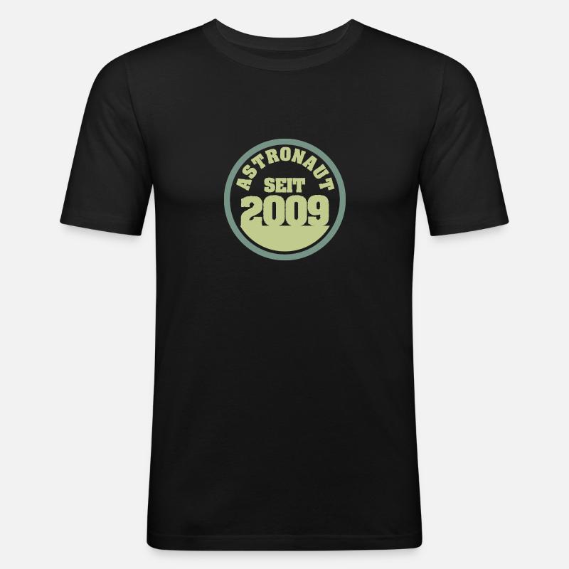 Witzig 2009 - Männer Slim Fit T-Shirt - Schwarz
