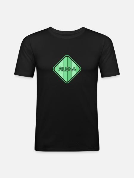 Gift idea Alena - Men's Slim Fit T-Shirt - black